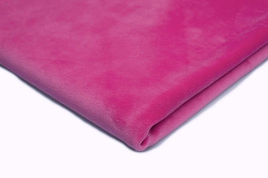 MINKY VELOUR - FUCHSIA